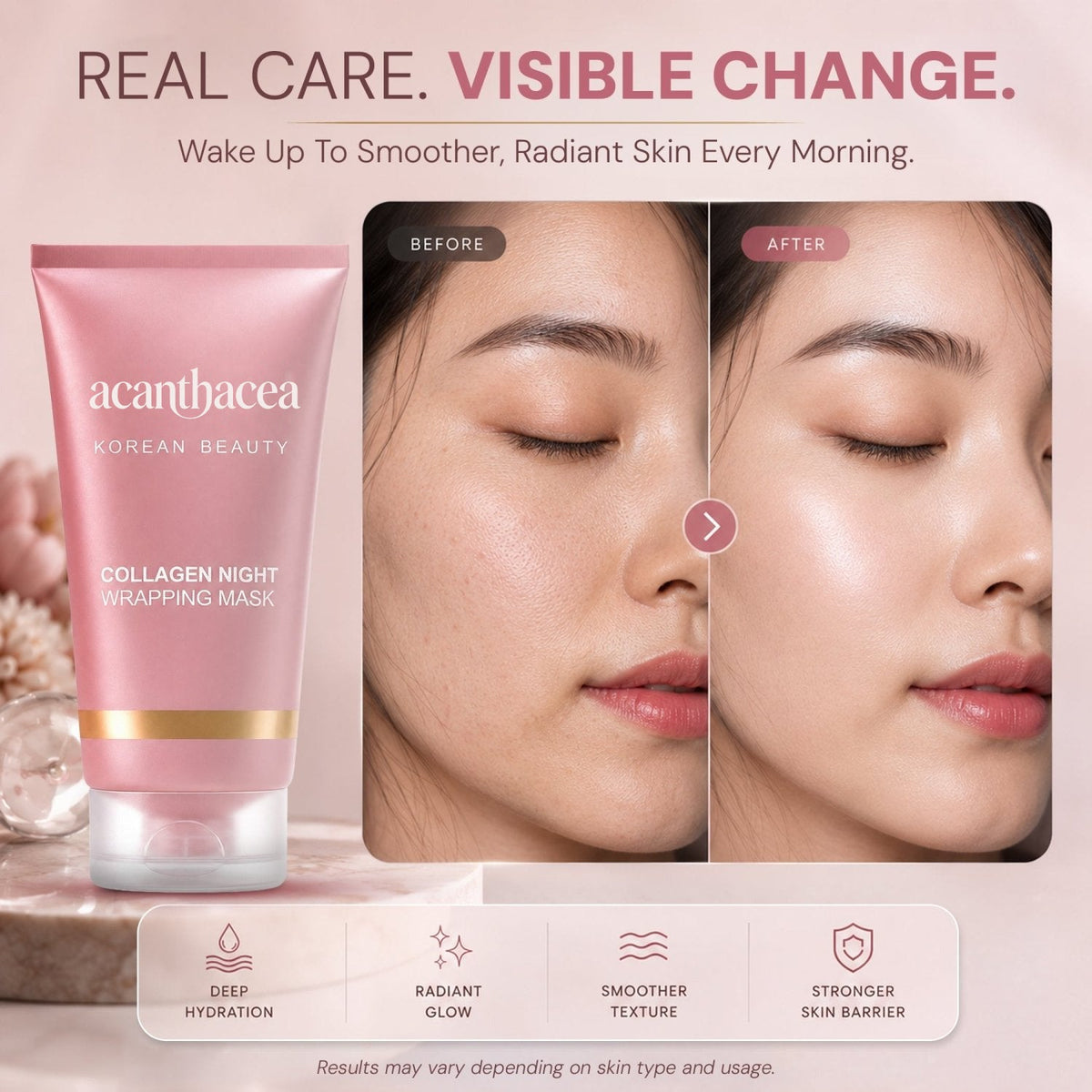 🎁Buy 1 Get 1 FREE🎁 Collagen Night Wrapping Mask – Wake Up to Smoother, Glass-Like Skin