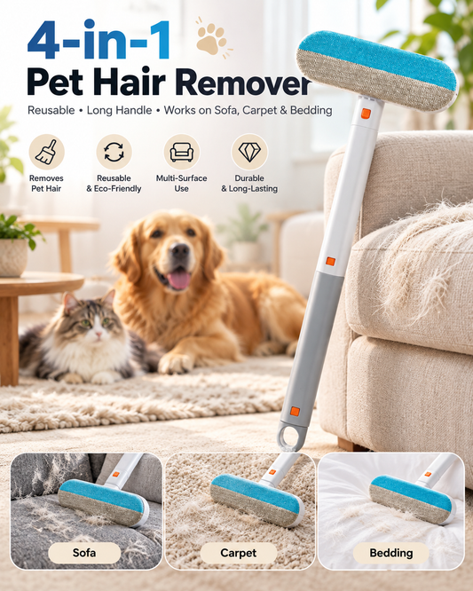 FurGlide™ 4-in-1 Pet Hair Cleaning Kit