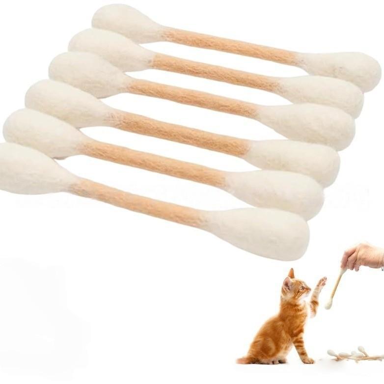 The Giant Q-Tip Toy Every Kitty Loves to Bunny Kick 🐾