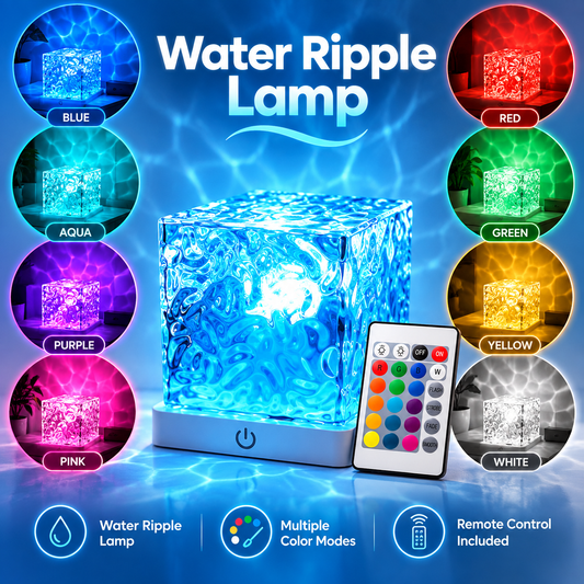 Water Ripple Lamp-Turn Any Room Into Your Own Ocean 🌊