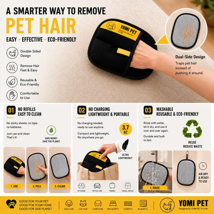 🧤 Electrostatic Pet Hair Removal Gloves
