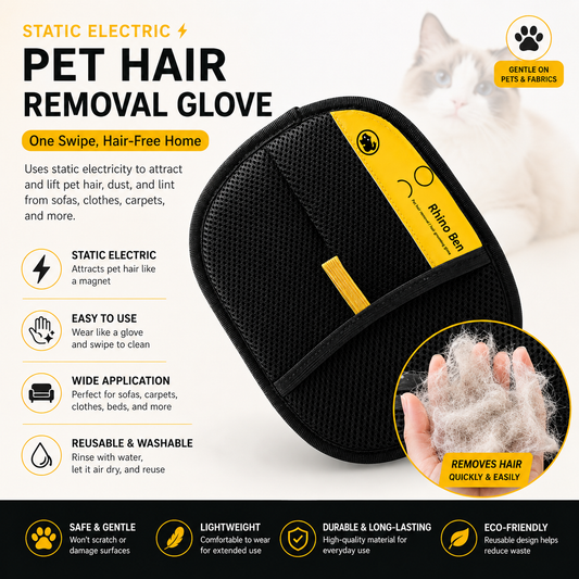 🧤 Electrostatic Pet Hair Removal Gloves