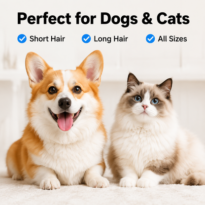 2-in-1 Pet Bath Brush & Deshedding Tool