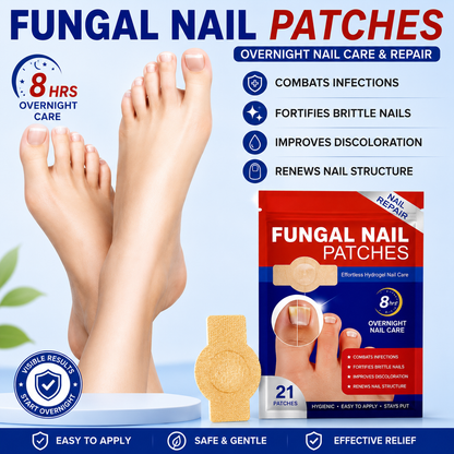 💅 Extra Strength Nail Fungus Treatment Patches | 21 Pack