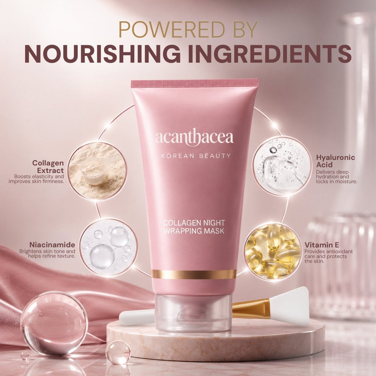 🎁Buy 1 Get 1 FREE🎁 Collagen Night Wrapping Mask – Wake Up to Smoother, Glass-Like Skin