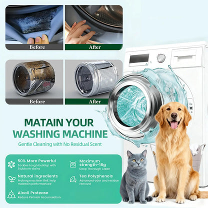 🐾Powerful Machine Cleaner Tablets For Pet Families
